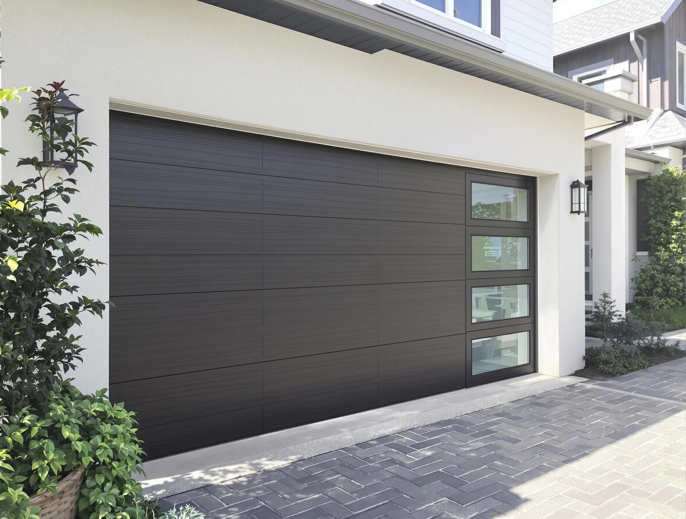 Custom garage door installation by Walpole Garage Door Repair in Walpole