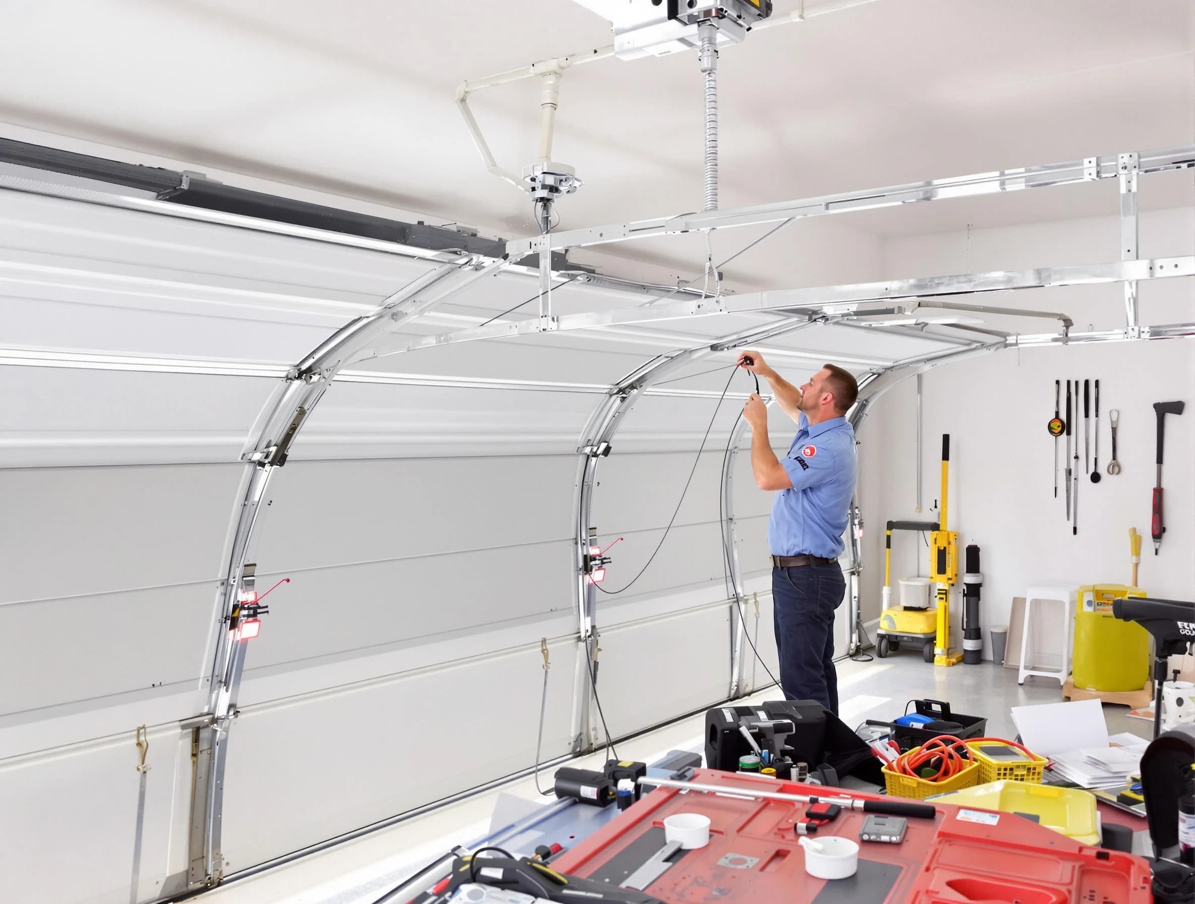 Garage door cable repair service by Walpole Garage Door Repair in Walpole