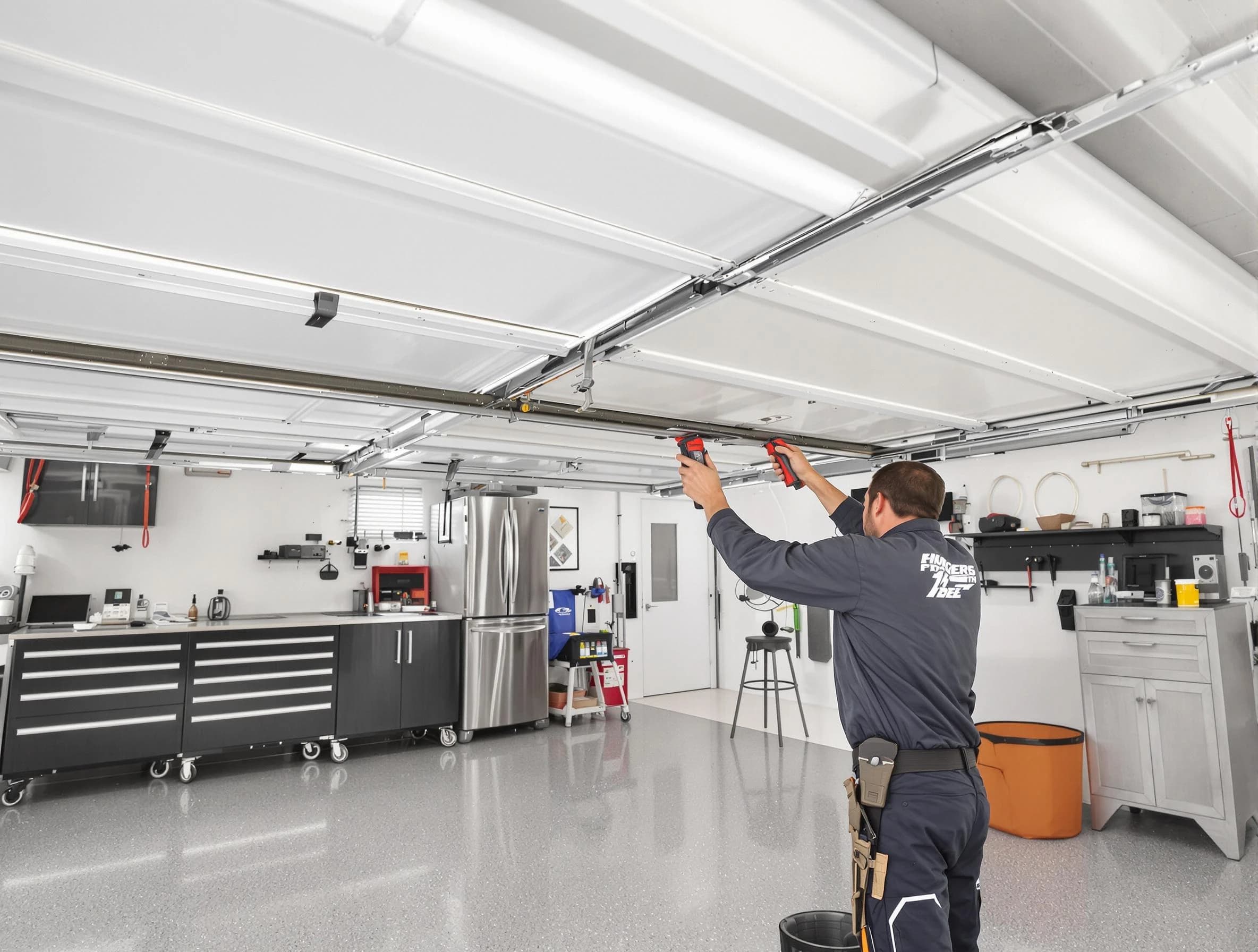 Overhead garage door repair service by Walpole Garage Door Repair in Walpole