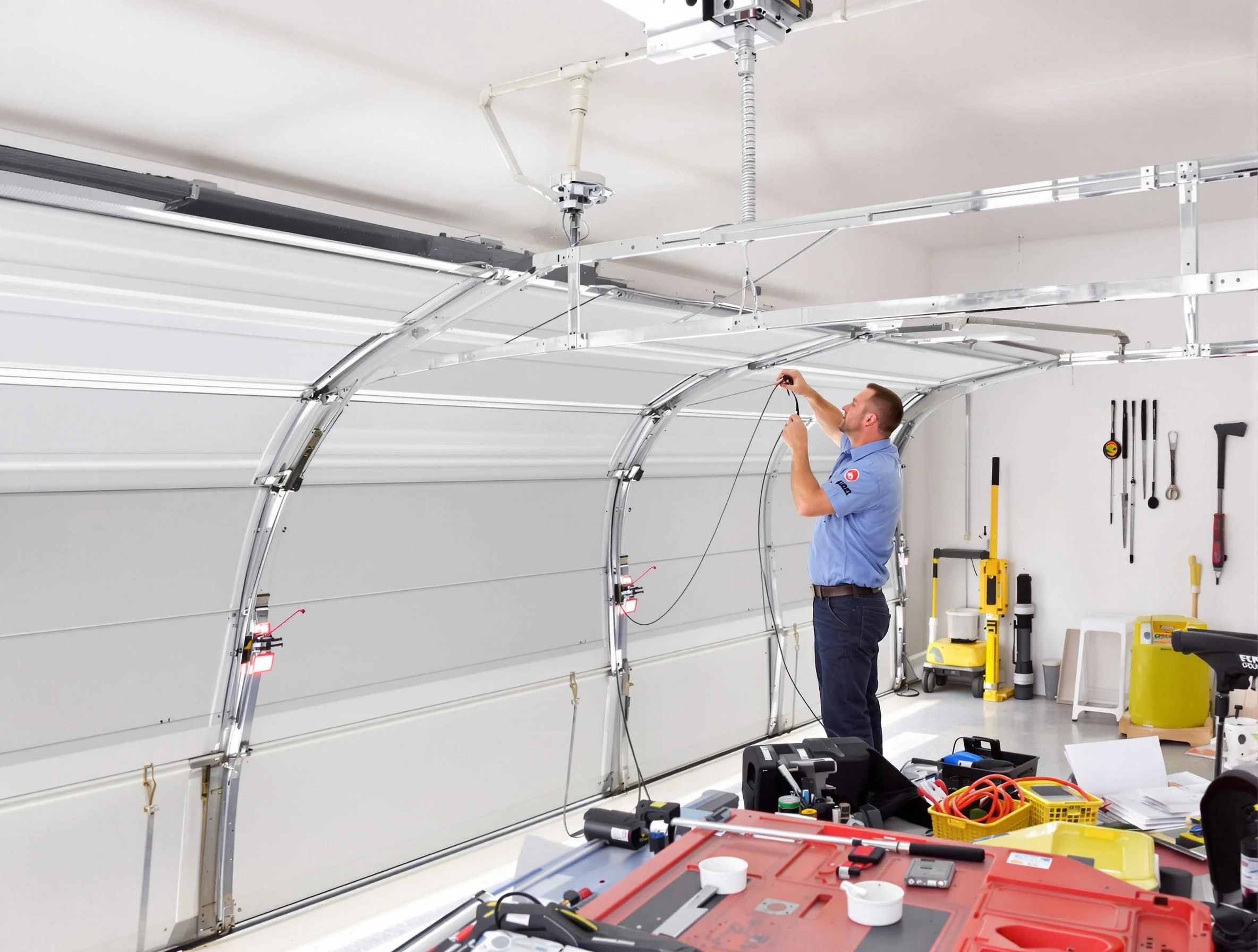 Garage door cable repair service by Walpole Garage Door Repair in Walpole